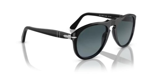 Persol PO0649 - 95/S3 - 56 - CON LENTI POLARIZZATE Occhiali da sole Black Pilot (Aviator)