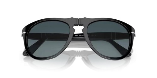 Persol PO0649 - 95/S3 - 56 - CON LENTI POLARIZZATE Occhiali da sole Black Pilot (Aviator)