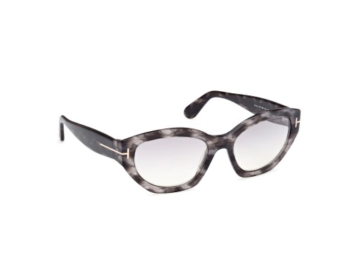 Tom Ford FT1086 PENNY - 55C - 55 Occhiali da sole Havanna Cat Eye