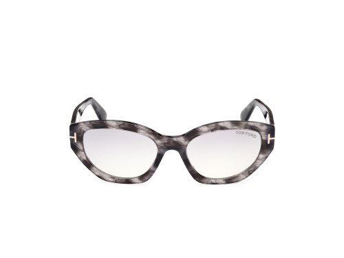 Tom Ford FT1086 PENNY - 55C - 55 Occhiali da sole Havanna Cat Eye