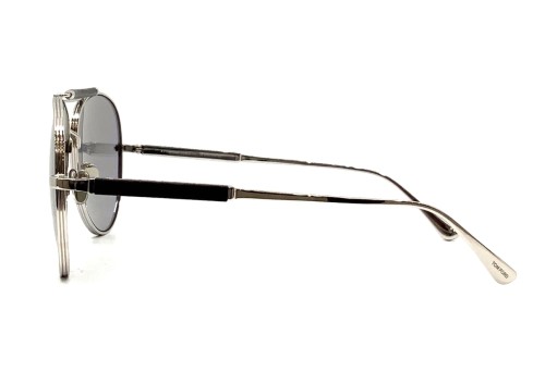 Tom Ford TOM N.16-Private Collection - 18D - 60 - CON LENTI FOTOCROMATICHE Occhiali da sole Silver Pilot (Aviator)