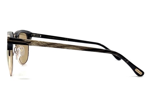 Tom Ford TOM N.17-Private Collection REAL HORN - 63H - 53 - CON LENTI FOTOCROMATICHE Occhiali da sole Black Browline (Eyebrow line)