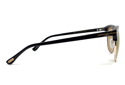 Tom Ford TOM N.17-Private Collection REAL HORN - 63H - 53 - CON LENTI FOTOCROMATICHE Occhiali da sole Black Browline (Eyebrow line)