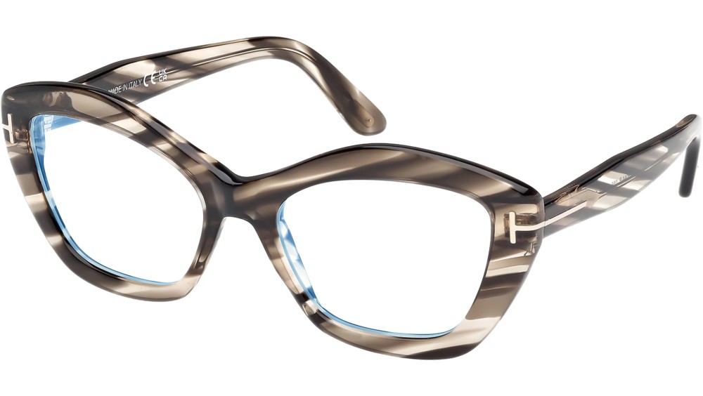 Tom Ford FT6044-B - 056 - 54 - CON LENTI CON FILTRO LUCE BLU-VIOLETTA Montature ottiche Cat Eye
