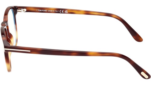 Tom Ford FT5899-B - 056 - 48 - CON LENTI CON FILTRO LUCE BLU-VIOLETTA Montature ottiche Pantó / Rounded