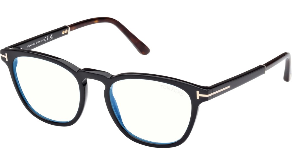 Tom Ford FT5890-B - 005 - 51 - CON LENTI CON FILTRO LUCE BLU-VIOLETTA Montature ottiche Round