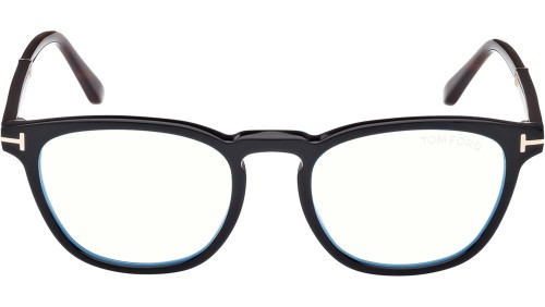 Tom Ford FT5890-B - 005 - 51 - CON LENTI CON FILTRO LUCE BLU-VIOLETTA Montature ottiche Round