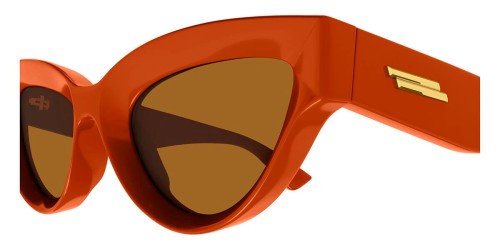 Bottega Veneta BV1249S - 004 - 53 Occhiali da sole Orange Cat Eye