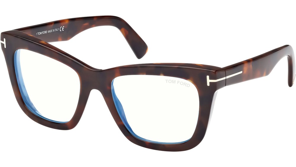 Tom Ford FT5881-B - 052 - 52 - CON LENTI CON FILTRO LUCE BLU-VIOLETTA Montature ottiche Cat Eye