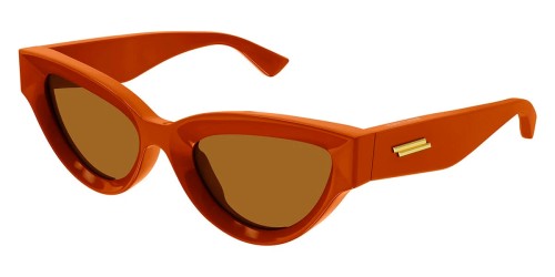 Bottega Veneta BV1249S - 004 - 53 Occhiali da sole Orange Cat Eye