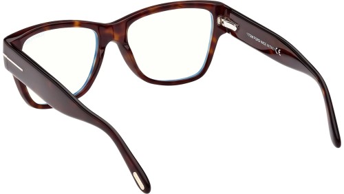 Tom Ford FT5878-B - 052 - 55 - CON LENTI CON FILTRO LUCE BLU-VIOLETTA Montature ottiche Cat Eye