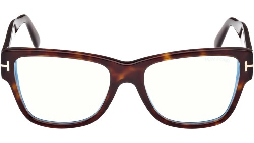 Tom Ford FT5878-B - 052 - 55 - CON LENTI CON FILTRO LUCE BLU-VIOLETTA Montature ottiche Cat Eye