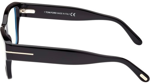 Tom Ford FT5878-B - 001 - 55 - CON LENTI CON FILTRO LUCE BLU-VIOLETTA Montature ottiche Black Cat Eye