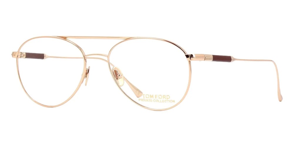 Tom Ford FT5716-Private Collection - 028 - 54 Montature ottiche Rose gold Pilot (Aviator)