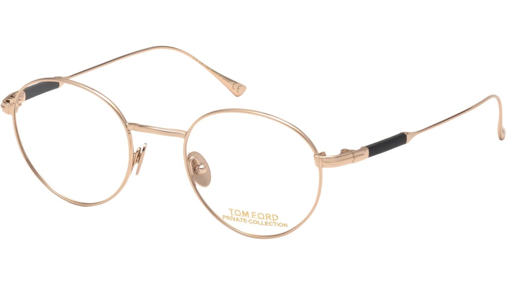 Tom Ford FT5717-Private Collection - 028 - 49 Montature ottiche Rose gold Round