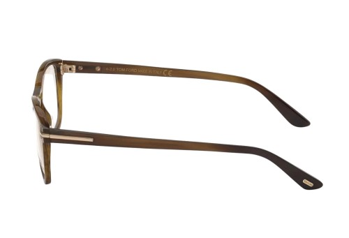 Tom Ford FT5718-Private Collection REAL HORN - 064 - 52 Montature ottiche Brown Square