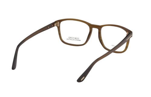 Tom Ford FT5718-Private Collection REAL HORN - 064 - 52 Montature ottiche Brown Square