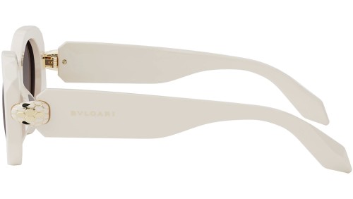 Bvlgari BV40007I SERPENTI - 25A - 52 Occhiali da sole White Oval
