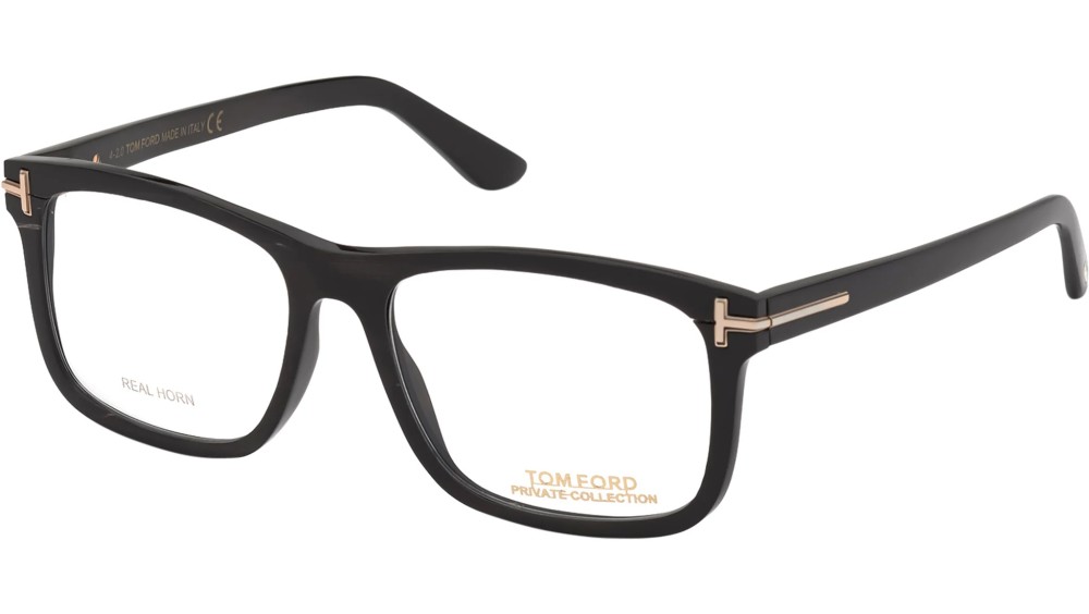 Tom Ford FT5719-Private Collection REAL HORN - 063 - 54 Montature ottiche Black Square