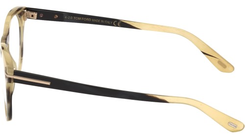 Tom Ford FT5721-Private Collection REAL HORN - 062 - 49 Montature ottiche Pantó / Rounded