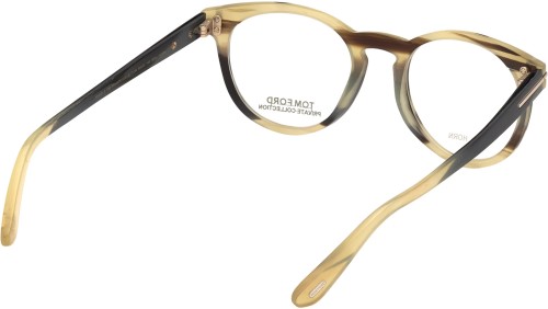 Tom Ford FT5721-Private Collection REAL HORN - 062 - 49 Montature ottiche Pantó / Rounded