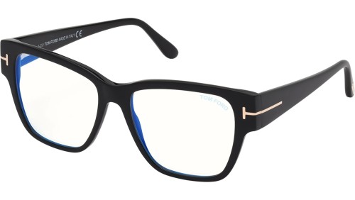Tom Ford FT5745-B - 001 - 54 - CON LENTI CON FILTRO LUCE BLU-VIOLETTA Montature ottiche Black Square