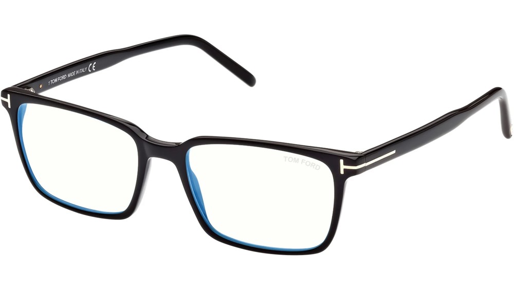 Tom Ford FT5802-B - 001 - 53 - CON LENTI CON FILTRO LUCE BLU-VIOLETTA Montature ottiche Square