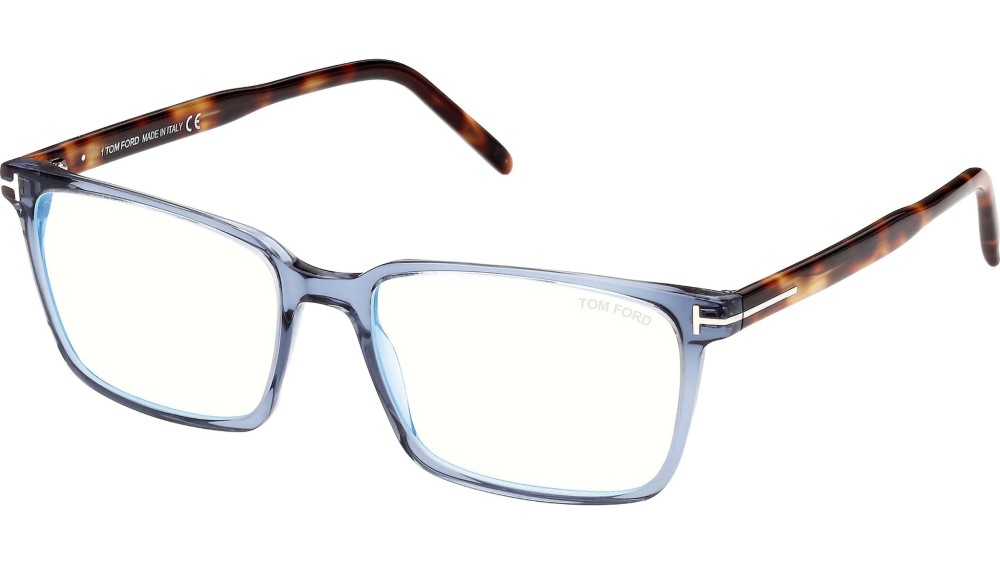 Tom Ford FT5802-B - 090 - 55 - CON LENTI CON FILTRO LUCE BLU-VIOLETTA Montature ottiche Square