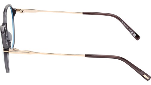 Tom Ford FT5875-B - 020 - 52 - CON LENTI CON FILTRO LUCE BLU-VIOLETTA Montature ottiche Round