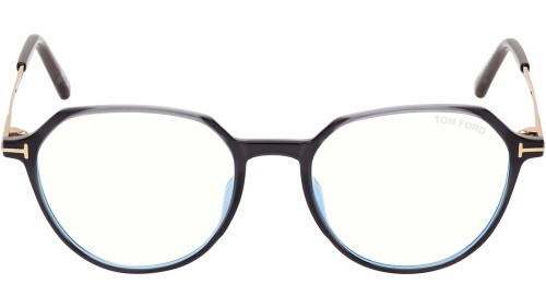 Tom Ford FT5875-B - 020 - 52 - CON LENTI CON FILTRO LUCE BLU-VIOLETTA Montature ottiche Round