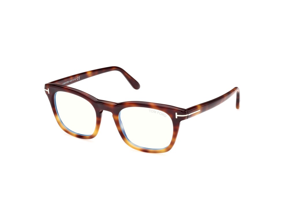 Tom Ford FT5870-B - 056 - 50 - CON LENTI CON FILTRO LUCE BLU-VIOLETTA Montature ottiche Havanna Square
