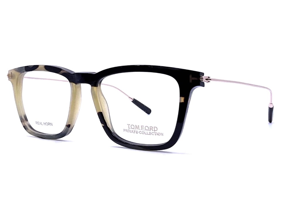 Tom Ford FT5851-Private Collection REAL HORN - 062 - 51 Montature ottiche Square