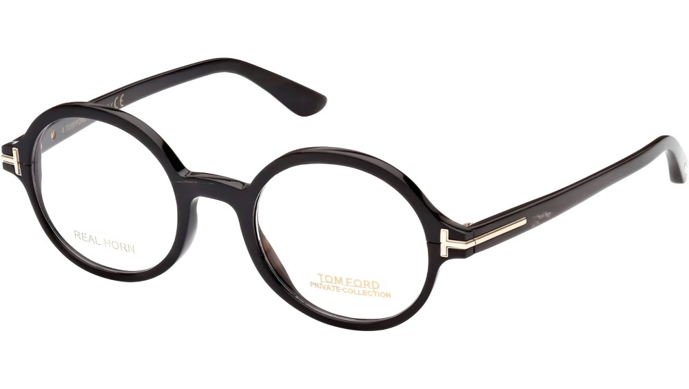 Tom Ford FT5850-Private Collection REAL HORN - 063 - 47 Montature ottiche Round