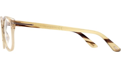 Tom Ford FT5849-Private Collection REAL HORN - 062 - 50 Montature ottiche Havanna Square