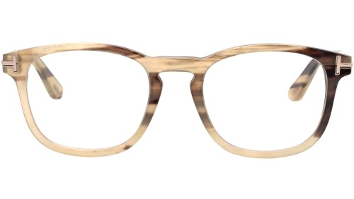 Tom Ford FT5849-Private Collection REAL HORN - 062 - 50 Montature ottiche Havanna Square