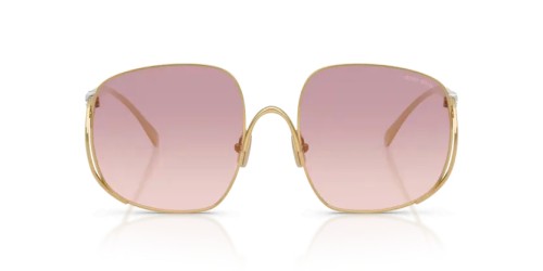 MIU MIU MU A57S - 5AK40S - 57 Occhiali da sole Gold Square