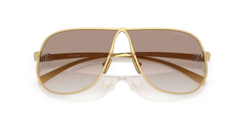 MIU MIU MU A56S - 5AK90L - 66 Occhiali da sole Gold Pilot (Aviator)