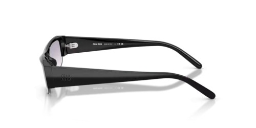 MIU MIU MU B07S - 16K04O - 51 Occhiali da sole Black Rectangle