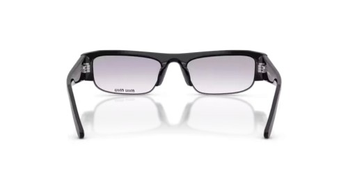 MIU MIU MU B07S - 16K04O - 51 Occhiali da sole Black Rectangle