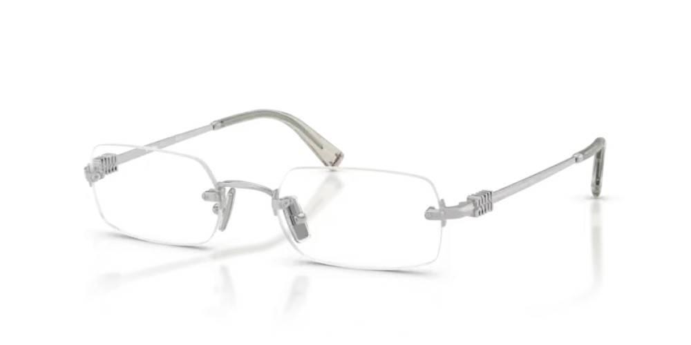MIU MIU MU 50YV - 1BC1O1 - 52 Montature ottiche Silver Rectangle
