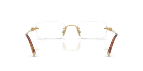 MIU MIU MU 50YV - 5AK1O1 - 52 Montature ottiche Gold Rectangle
