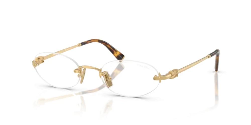 MIU MIU MU A54S - 5AK08N - 51 - CON LENTI CON FILTRO LUCE BLU-VIOLETTA Occhiali da sole Gold Oval