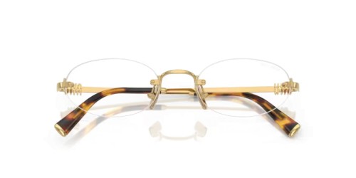 MIU MIU MU A54S - 5AK08N - 51 - CON LENTI CON FILTRO LUCE BLU-VIOLETTA Occhiali da sole Gold Oval