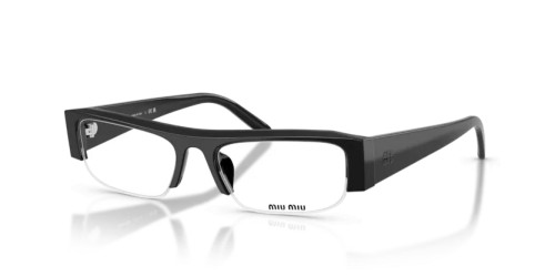 MIU MIU MU B07S - 16K08N - 51 - CON LENTI CON FILTRO LUCE BLU-VIOLETTA Occhiali da sole Black Rectangle