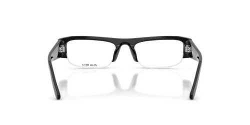 MIU MIU MU B07S - 16K08N - 51 - CON LENTI CON FILTRO LUCE BLU-VIOLETTA Occhiali da sole Black Rectangle