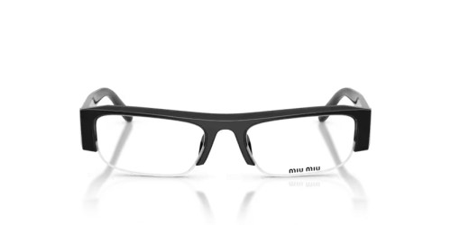 MIU MIU MU B07S - 16K08N - 51 - CON LENTI CON FILTRO LUCE BLU-VIOLETTA Occhiali da sole Black Rectangle