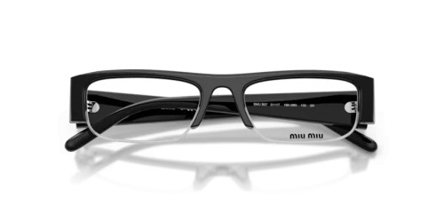 MIU MIU MU B07S - 16K08N - 51 - CON LENTI CON FILTRO LUCE BLU-VIOLETTA Occhiali da sole Black Rectangle