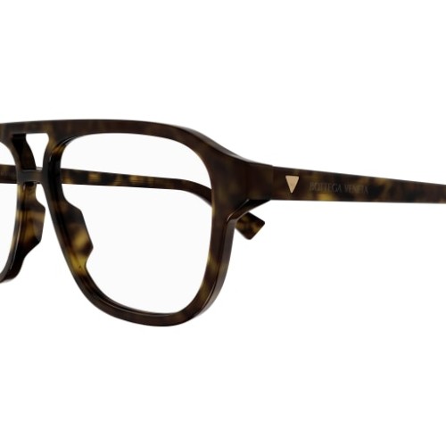 Bottega Veneta BV1294O - 002 - 56 Montature ottiche Havanna Pilot (Aviator)