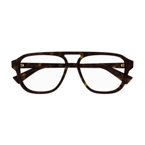 Bottega Veneta BV1294O - 002 - 56 Montature ottiche Havanna Pilot (Aviator)