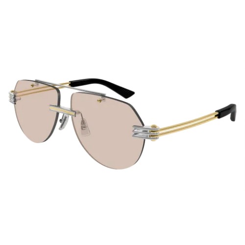 Bottega Veneta BV1342S - 002 - 59 Occhiali da sole Pilot (Aviator)